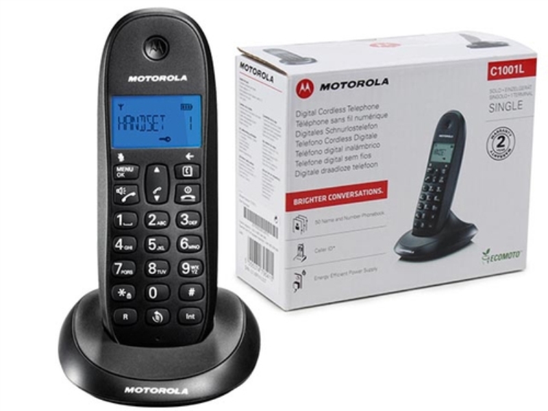 MOTOROLA Telefono fisso Cordless Motorola C1001L blu reale royal blue
